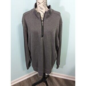 Rainforest Sweatshirt Jacket Mens quarter zip pullover extra large